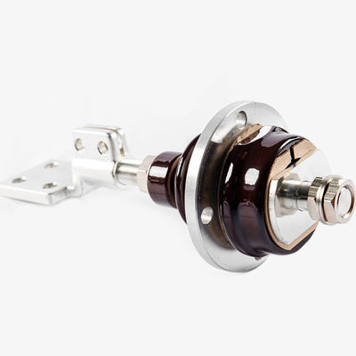 LV ชิ้นส่วนหม้อแปลงไฟฟ้าจำหน่าย Brown Porcelain Insulator 1250A GB DIN Standard